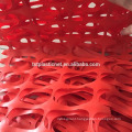 warning plastic mesh/red warning plastic safety netting,snow fence